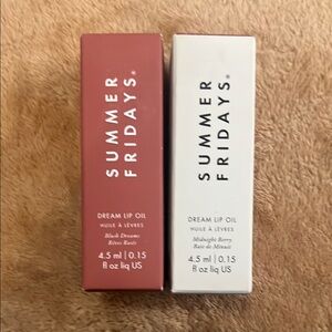 Summer Fridays Dream Lip Oil Set 2 total!